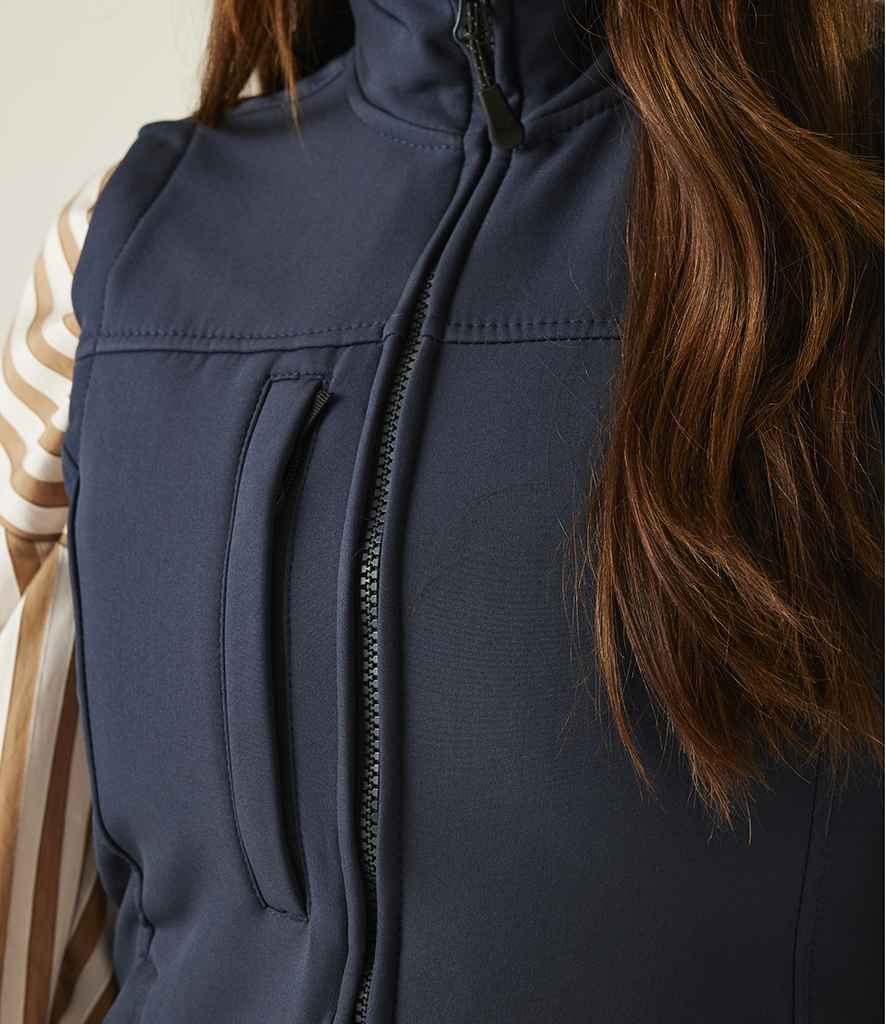 Regatta Professional Regatta Ladies Flux Soft Shell Bodywarmer Navy/Navy