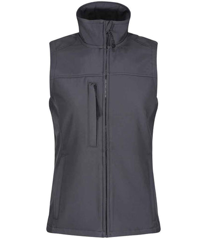 Regatta Ladies Flux Soft Shell Bodywarmer in Seal Grey/Seal Grey
