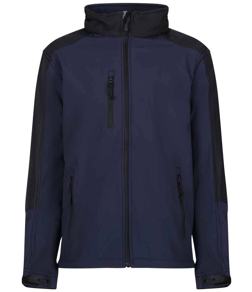 Regatta Hydroforce Soft Shell Jacket in Navy/Black
