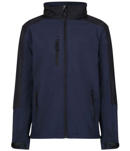 Regatta Hydroforce Soft Shell Jacket in Navy/Black