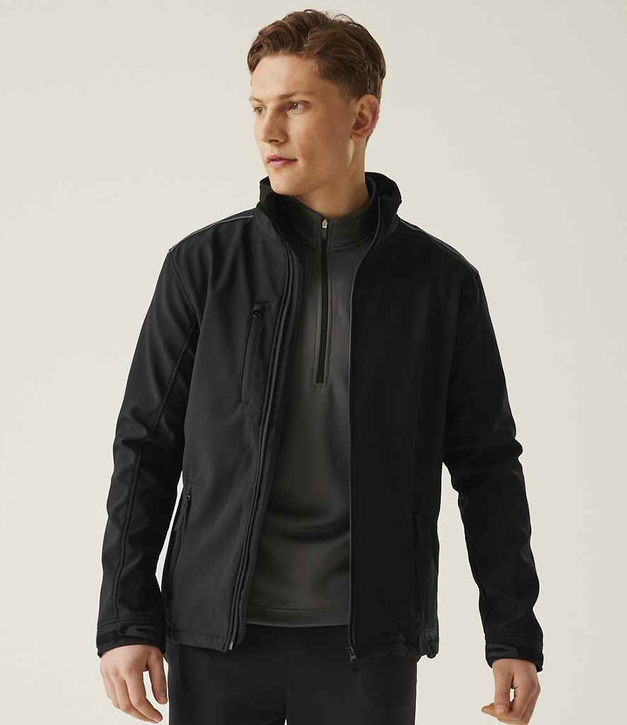 Regatta Professional Regatta Sandstorm Soft Shell Workwear Jacket Black/Black