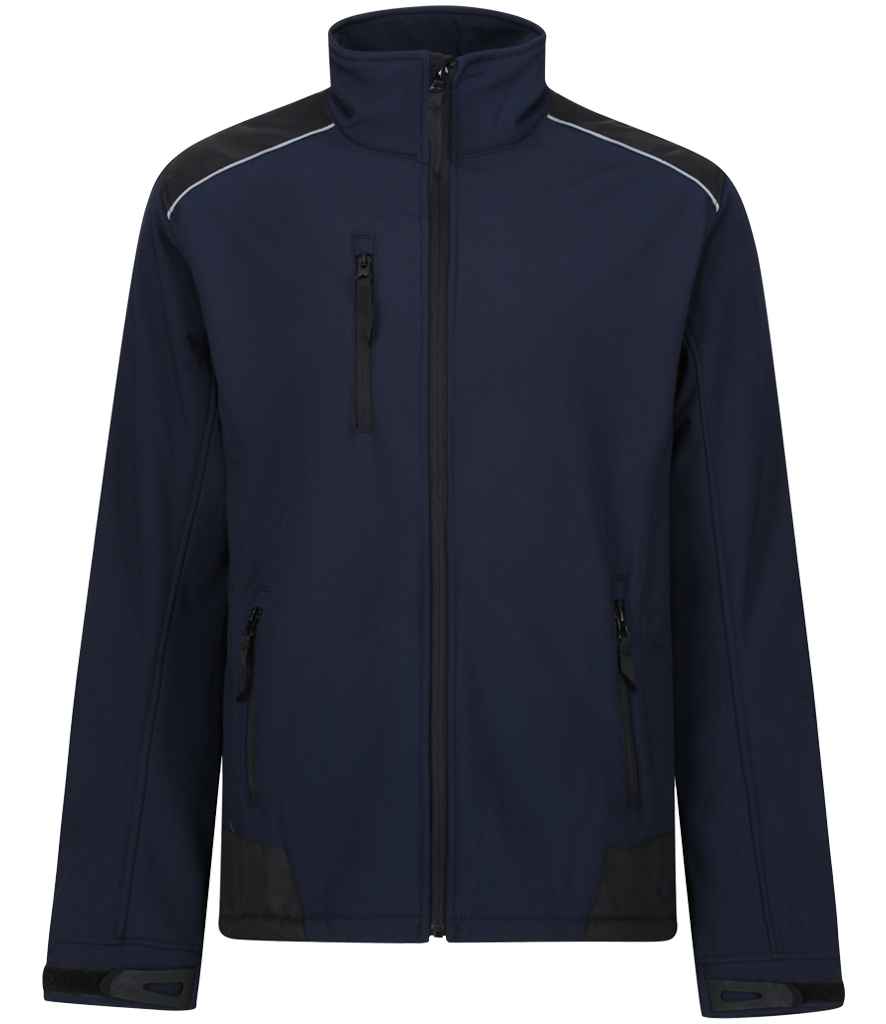Regatta Sandstorm Soft Shell Workwear Jacket in Navy/Black
