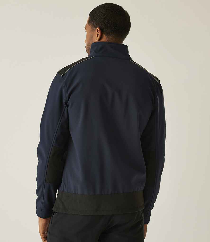 Regatta Professional Regatta Sandstorm Soft Shell Workwear Jacket Navy/Black