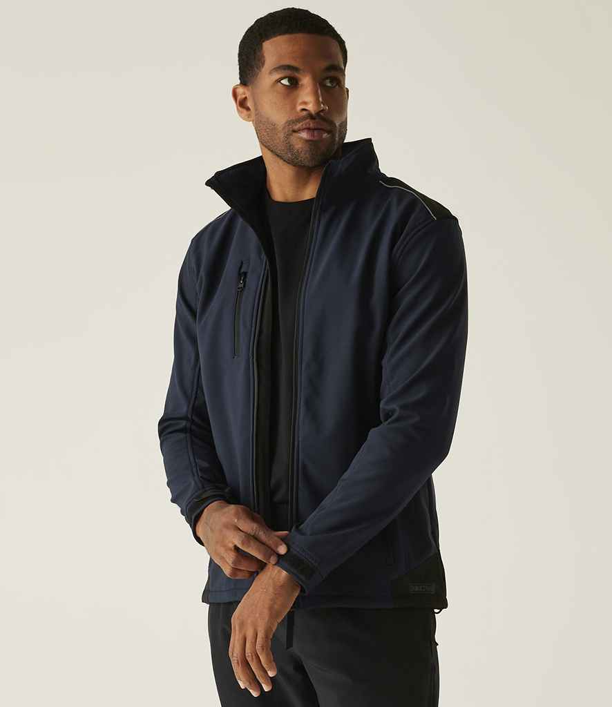 Regatta Professional Regatta Sandstorm Soft Shell Workwear Jacket Navy/Black