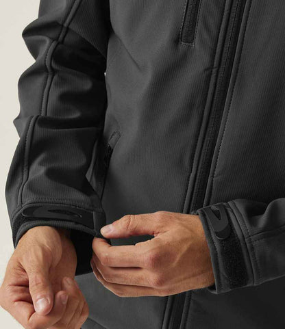 Regatta Professional Regatta Sandstorm Soft Shell Workwear Jacket Seal Grey/Black