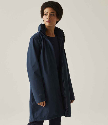 Regatta Professional Regatta Ladies Longline Kingsley 3-in-1 Jacket Navy