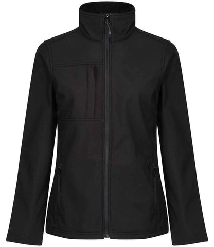 Regatta Ladies Octagon II Soft Shell Jacket in Black/Black