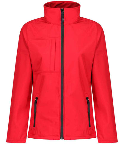 Regatta Ladies Octagon II Soft Shell Jacket in Classic Red/Black