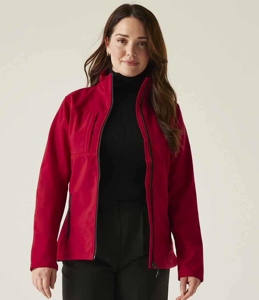 Regatta Professional Regatta Ladies Octagon II Soft Shell Jacket Classic Red/Black