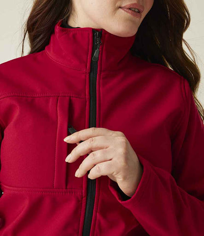 Regatta Professional Regatta Ladies Octagon II Soft Shell Jacket Classic Red/Black