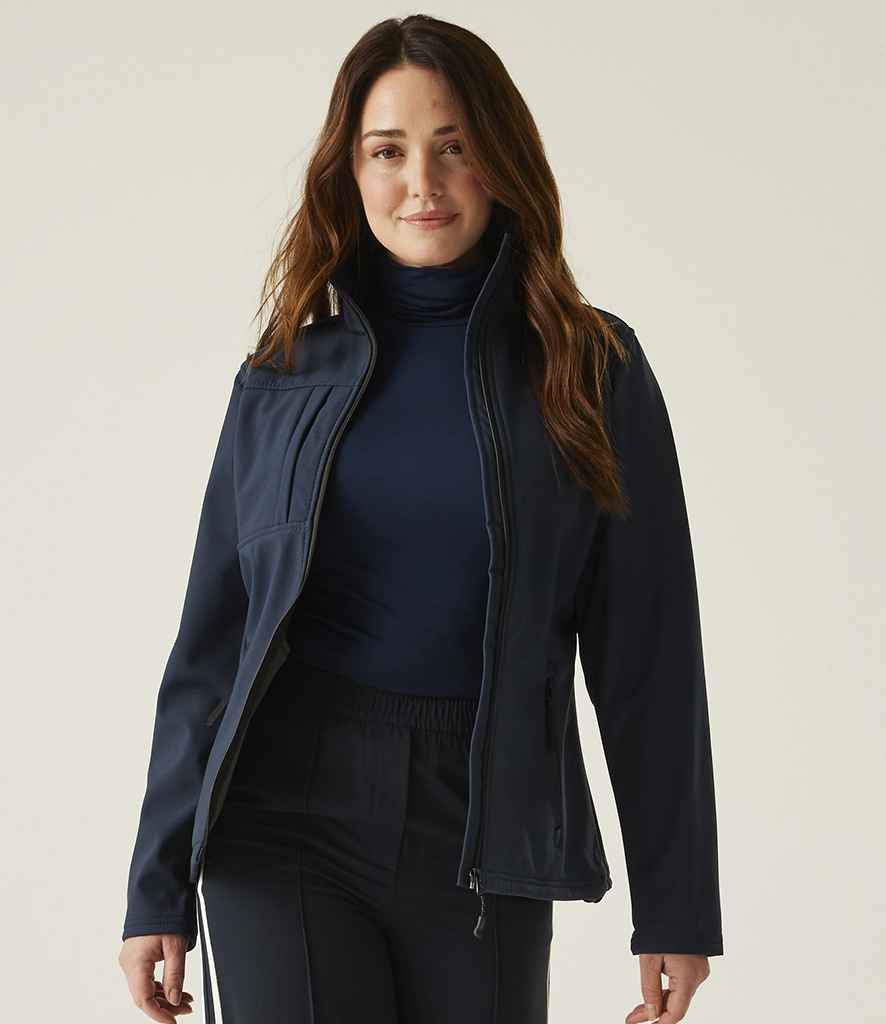 Regatta Professional Regatta Ladies Octagon II Soft Shell Jacket Navy/Seal Grey