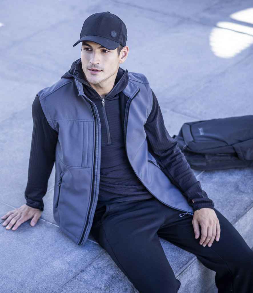 Regatta Professional Regatta Octagon II Printable Soft Shell Bodywarmer Seal Grey/Black
