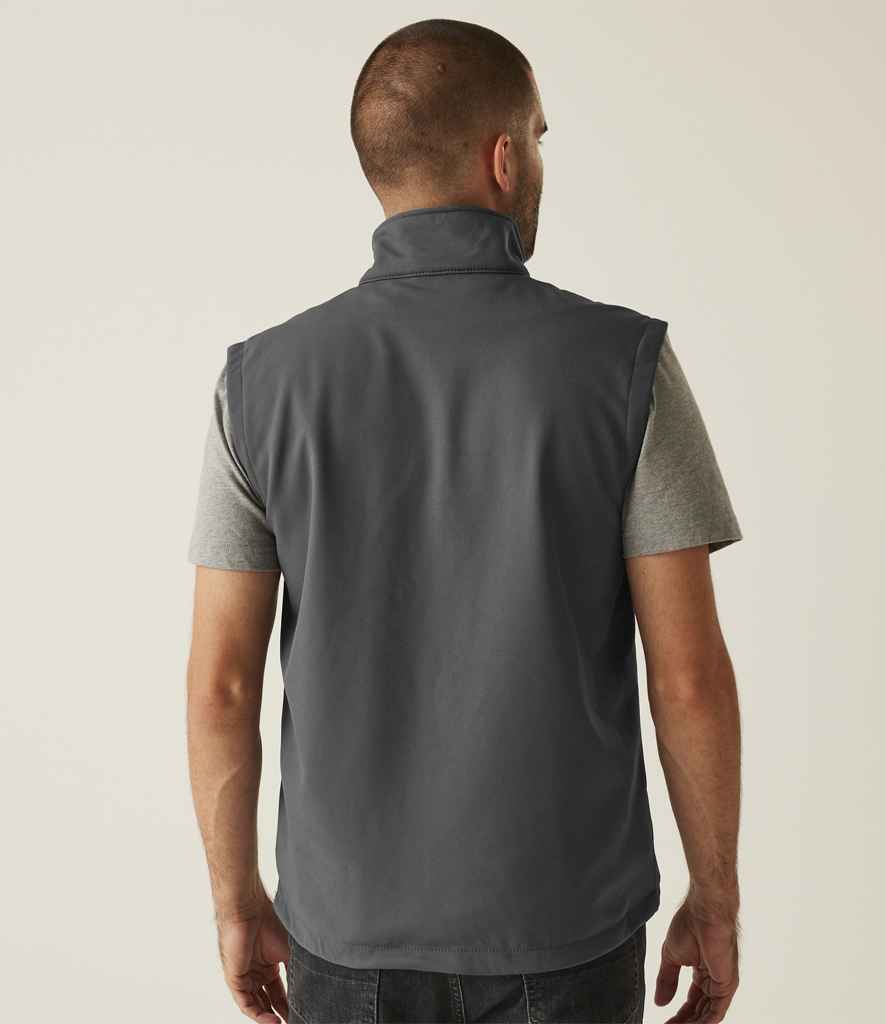 Regatta Professional Regatta Octagon II Printable Soft Shell Bodywarmer Seal Grey/Black