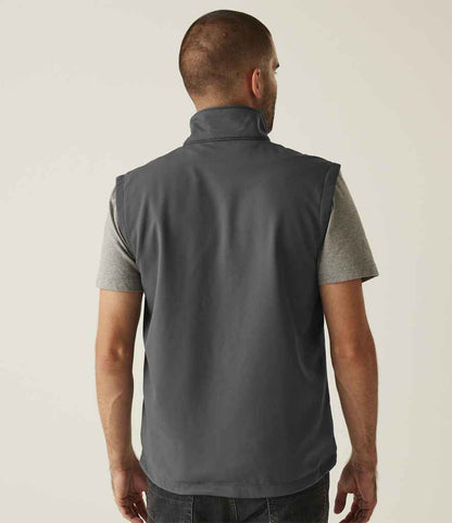 Regatta Professional Regatta Octagon II Printable Soft Shell Bodywarmer Seal Grey/Black