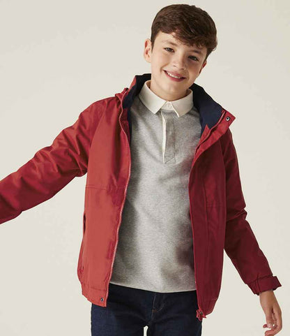 Regatta Professional Regatta Kids Dover Waterproof Insulated Jacket Classic Red/Navy