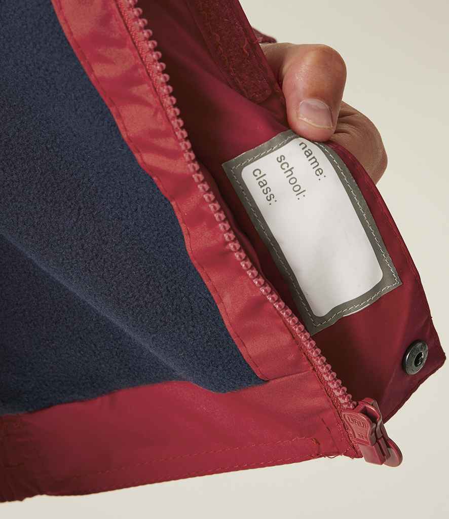Regatta Professional Regatta Kids Dover Waterproof Insulated Jacket Classic Red/Navy
