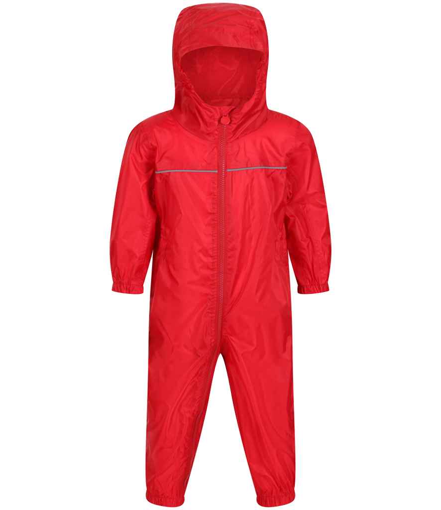 Regatta Kids Paddle Rain Suit in Classic Red