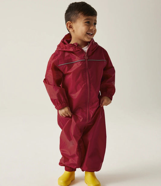 Regatta Kids Paddle Rain Suit - Classic Red - Model