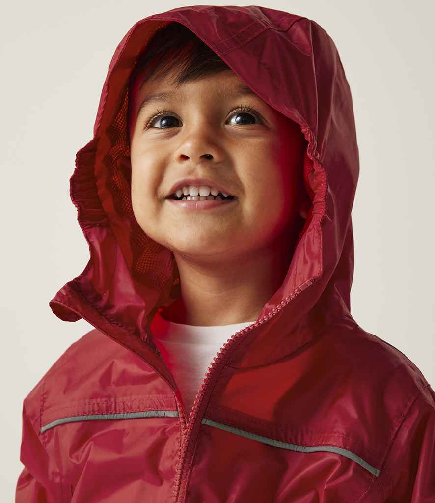 Regatta Kids Paddle Rain Suit - model image
