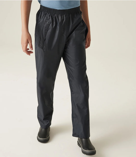 Regatta Kids Pro Stormbreak Overtrousers - Navy - Model