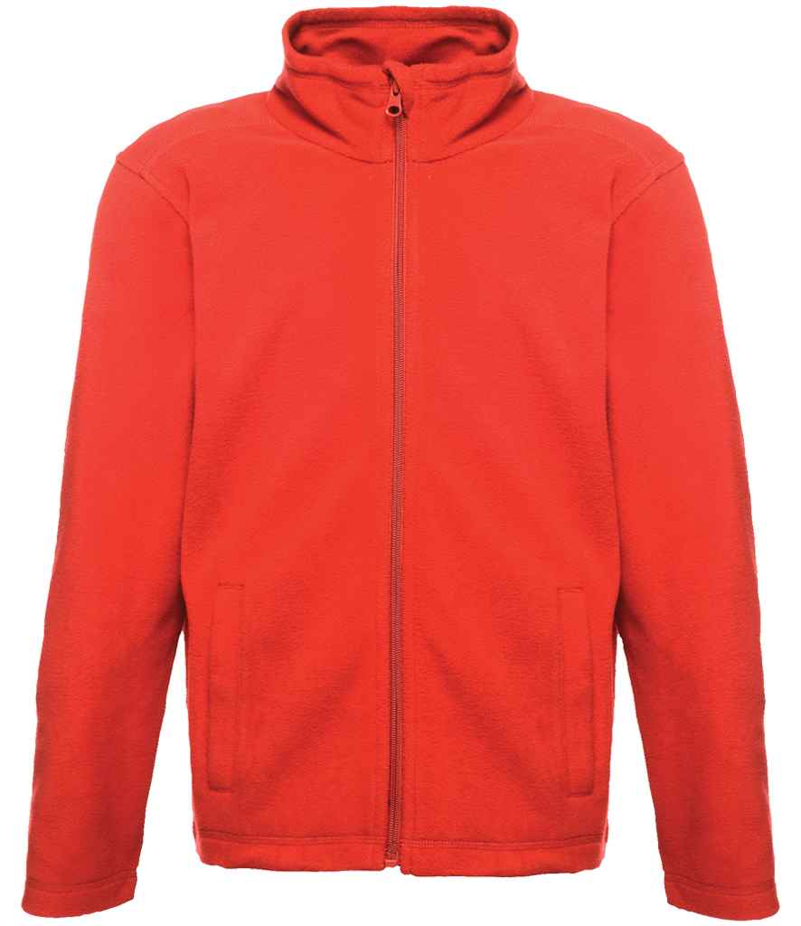 Regatta Kids Brigade II Micro Fleece Jacket in Classic Red