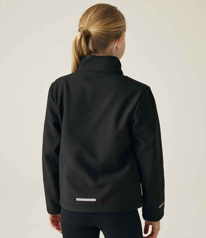 Regatta Professional Regatta Kids Ablaze Soft Shell Jacket Black/Black