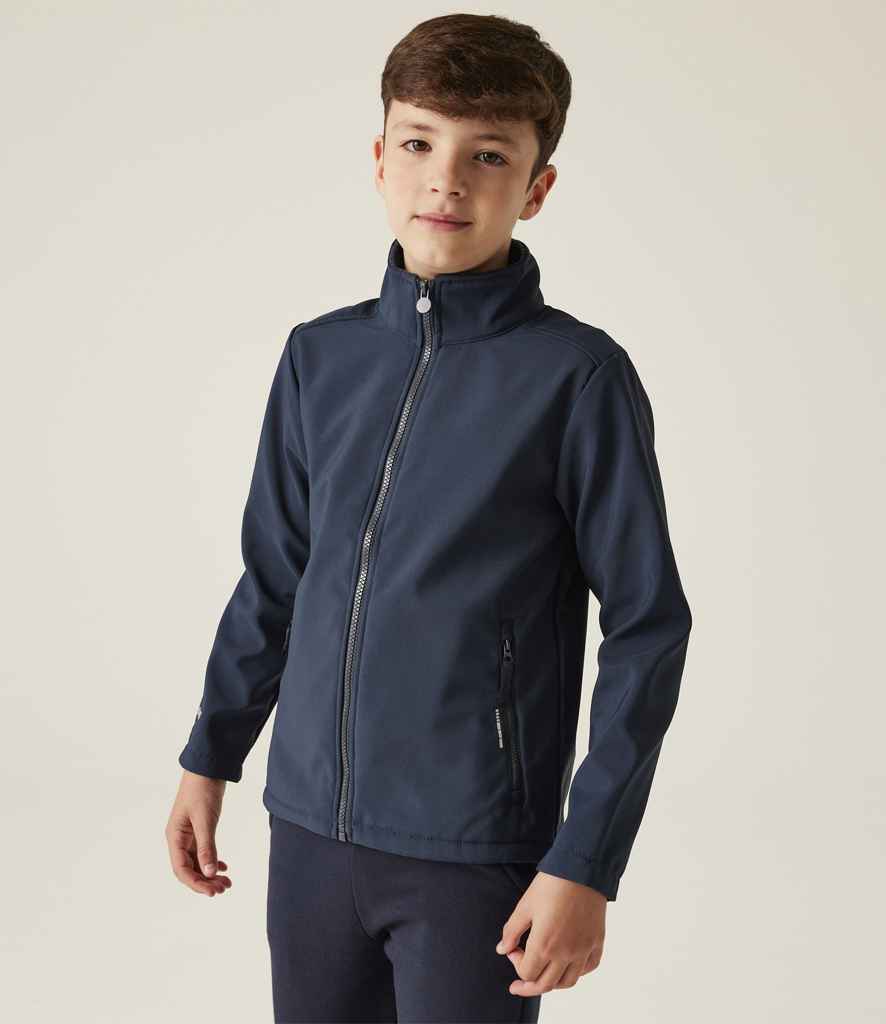Regatta Professional Regatta Kids Ablaze Soft Shell Jacket Navy/Navy