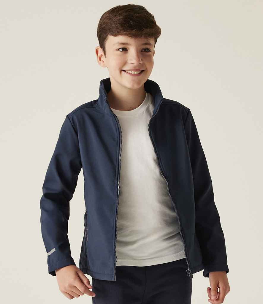 Regatta Professional Regatta Kids Ablaze Soft Shell Jacket Navy/Navy