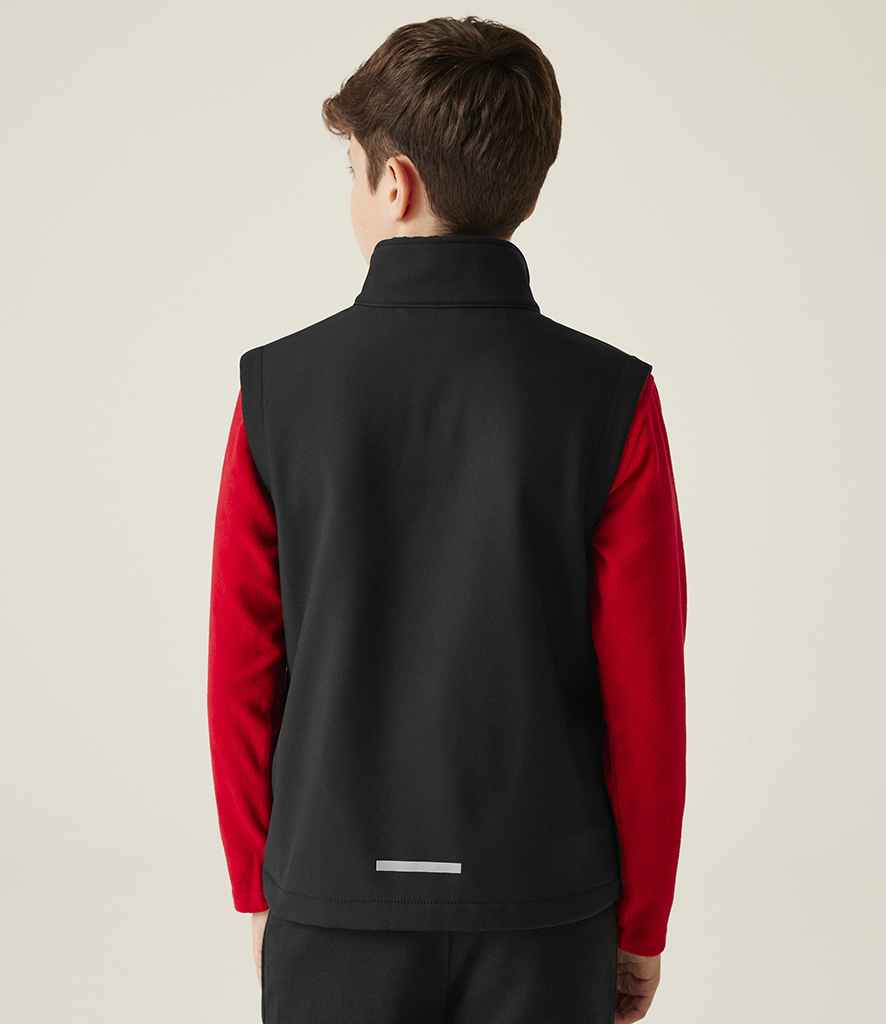 Regatta Professional Regatta Kids Ablaze Soft Shell Bodywarmer Black/Black