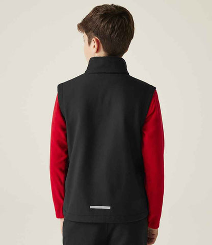 Regatta Professional Regatta Kids Ablaze Soft Shell Bodywarmer Black/Black