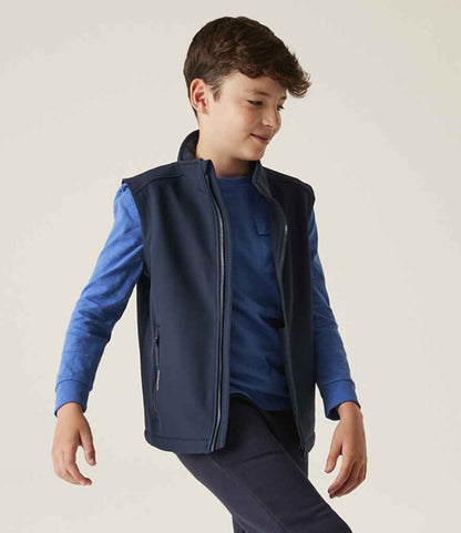 Regatta Professional Regatta Kids Ablaze Soft Shell Bodywarmer Navy/Navy