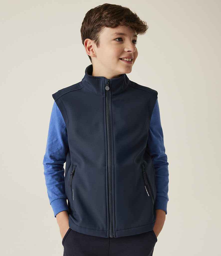 Regatta Professional Regatta Kids Ablaze Soft Shell Bodywarmer Navy/Navy