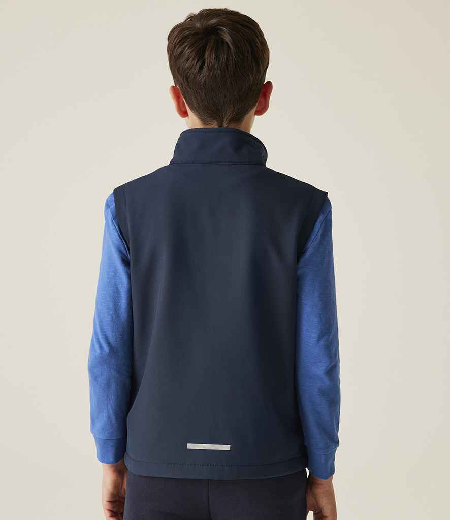 Regatta Professional Regatta Kids Ablaze Soft Shell Bodywarmer Navy/Navy