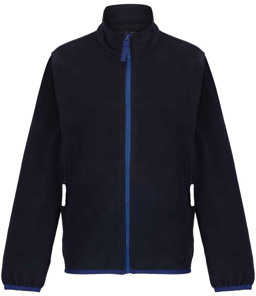 Regatta Professional Regatta Kids Full Zip Micro Fleece Jacket Navy/New Royal Blue