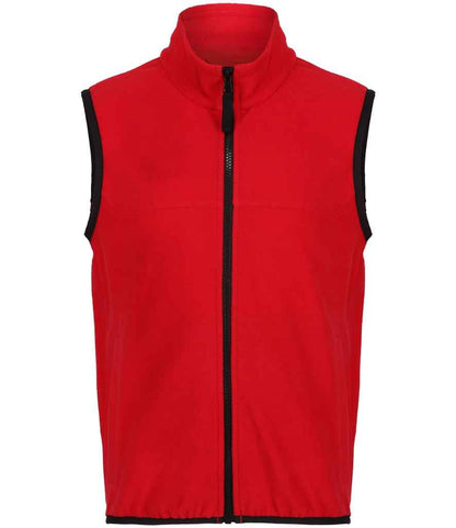 Regatta Professional Regatta Kids Micro Fleece Bodywarmer Classic Red/Black
