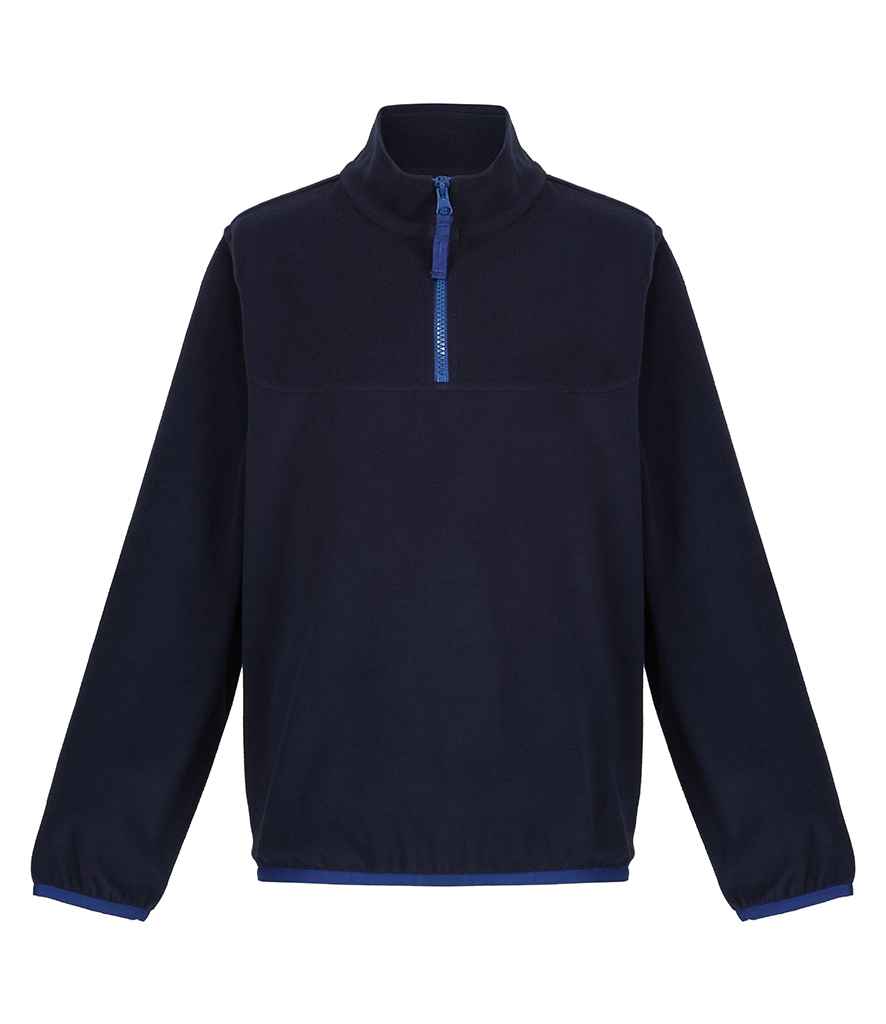 Regatta Professional Regatta Kids Half Zip Micro Fleece Navy/New Royal Blue