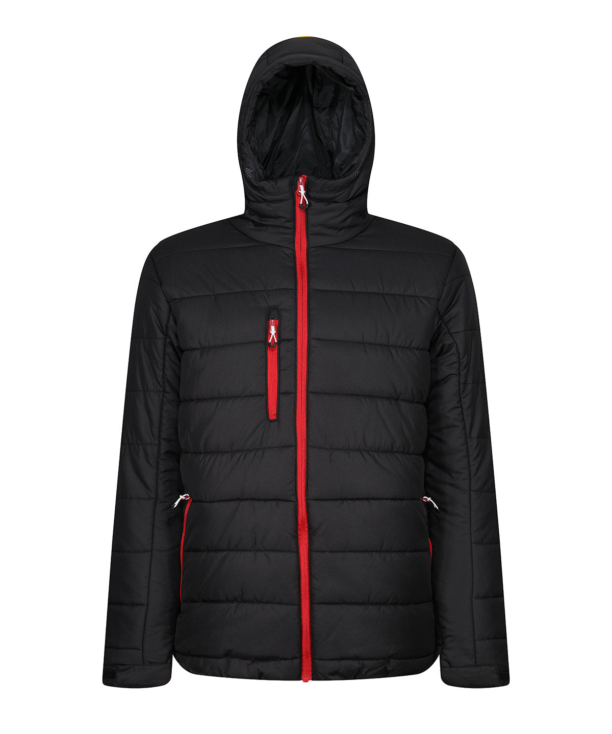 Regatta Professional Navigate thermal hooded jacket Black/Classic Red