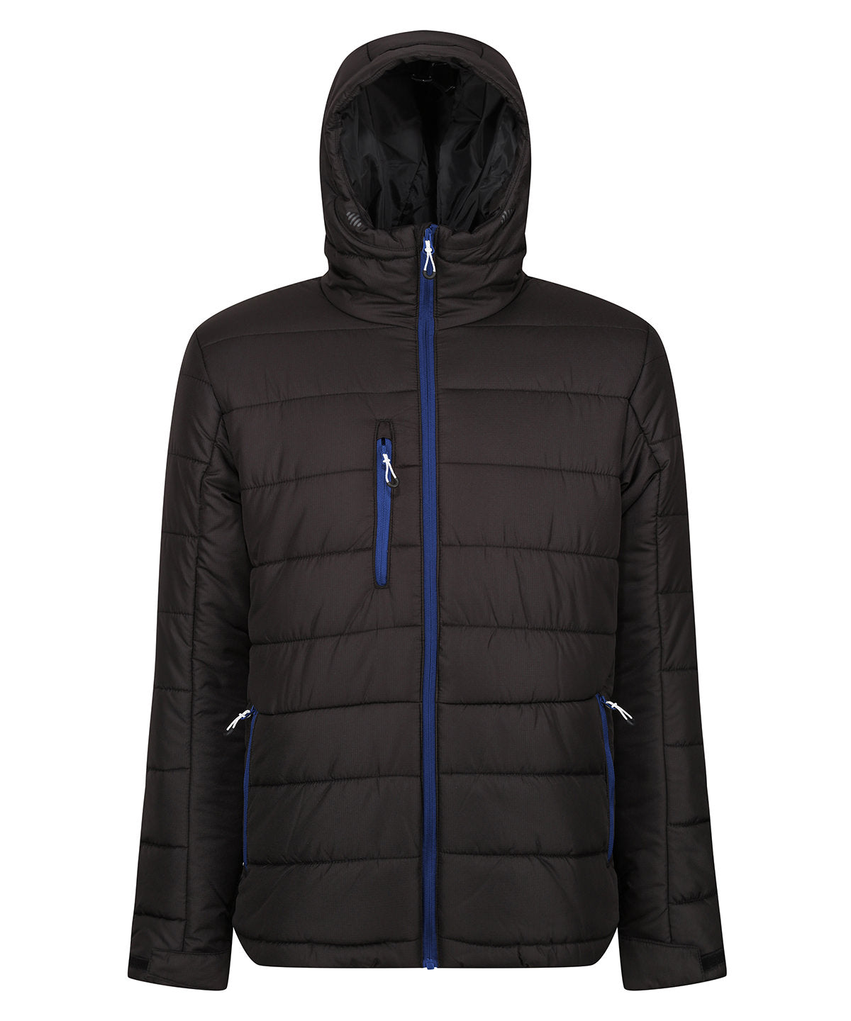 Regatta Professional Navigate thermal hooded jacket Black/New Royal