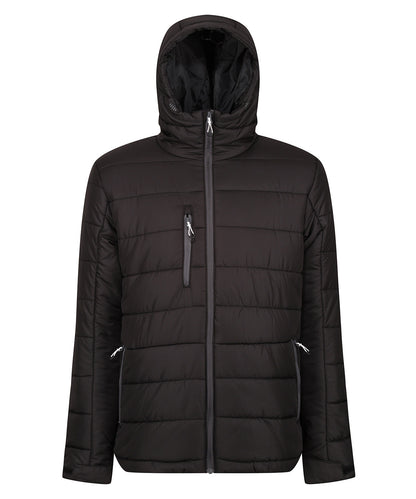 Regatta Professional Navigate thermal hooded jacket Black/Seal