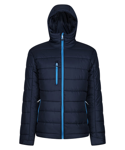 Regatta Professional Navigate thermal hooded jacket Navy/French Blue