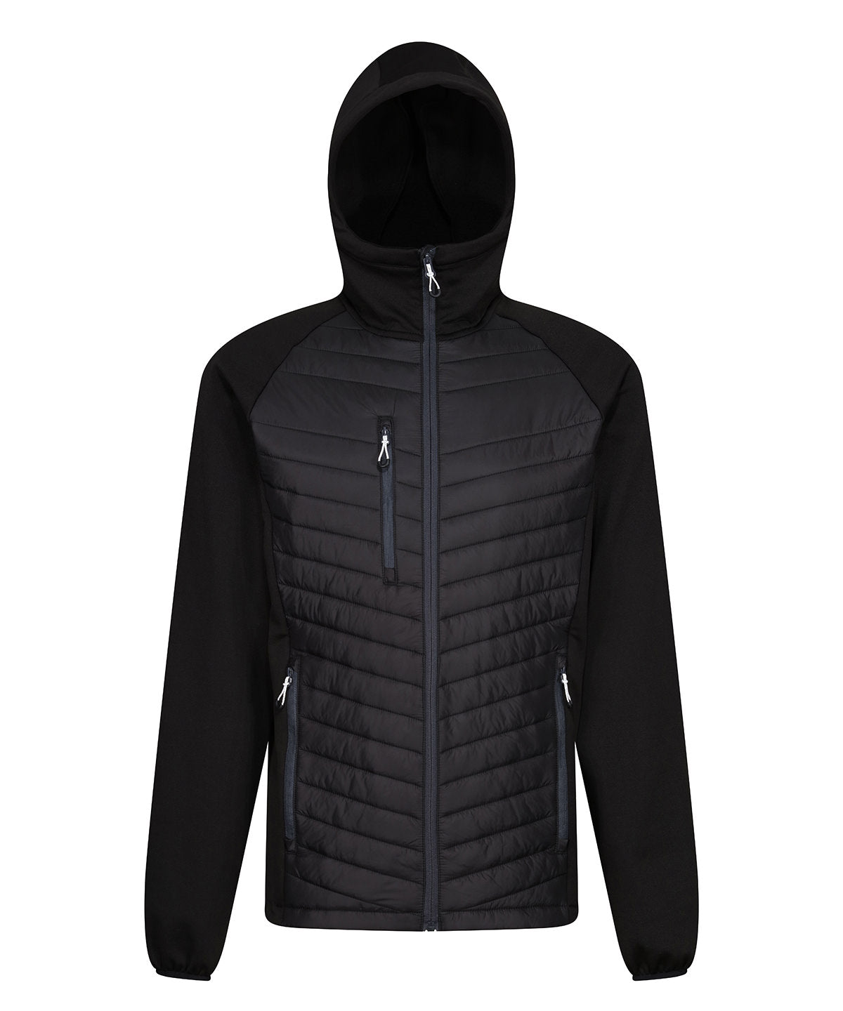 Regatta Professional Navigate hybrid hooded jacket Black/Seal