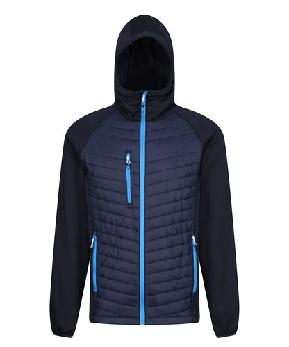 Regatta Professional Navigate hybrid hooded jacket Navy/French Blue