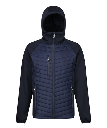 Regatta Professional Navigate hybrid hooded jacket Navy/Seal