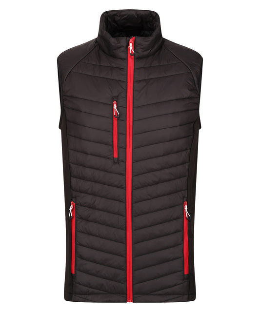 Regatta Professional Navigate hybrid bodywarmer Black/Classic Red