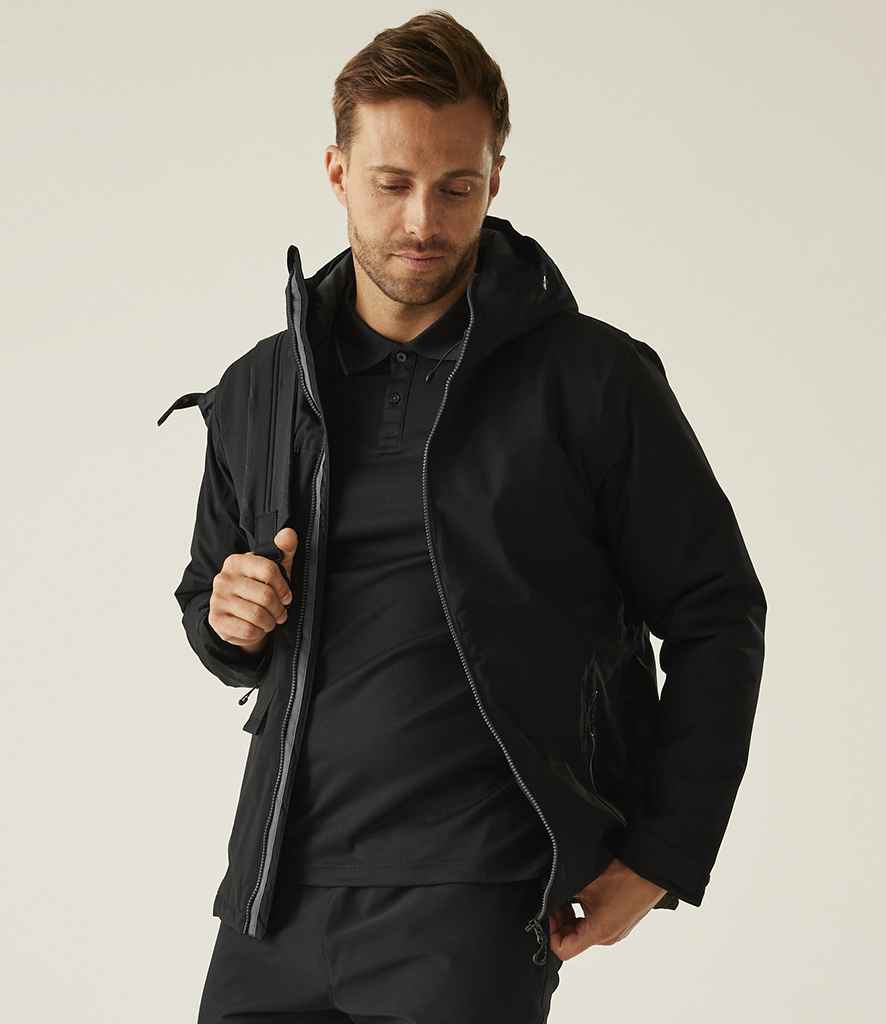 Regatta Professional Regatta X-Pro Beacon Brite Light Waterproof Shell Jacket Black