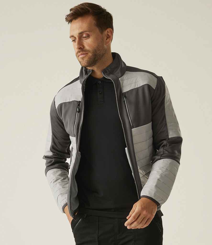 Regatta Professional Regatta E-Volve Unisex Thermal Hybrid Jacket Mineral Grey/Ash