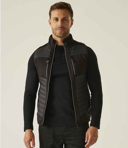 Regatta Professional Regatta E-Volve Unisex Thermal Hybrid Bodywarmer Ash/Black