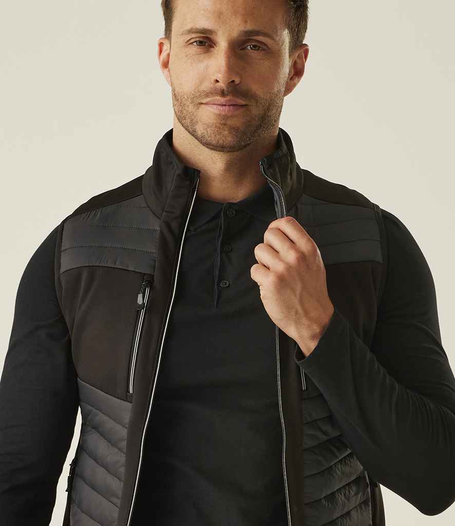 Regatta Professional Regatta E-Volve Unisex Thermal Hybrid Bodywarmer Ash/Black