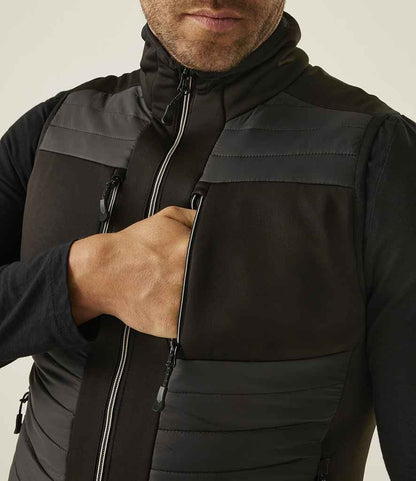 Regatta Professional Regatta E-Volve Unisex Thermal Hybrid Bodywarmer Ash/Black