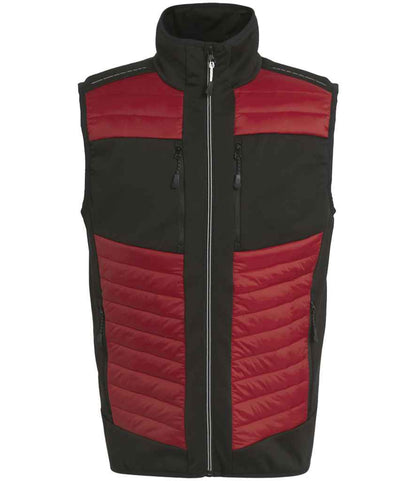 Regatta E-Volve Unisex Thermal Hybrid Bodywarmer in Classic Red/Black